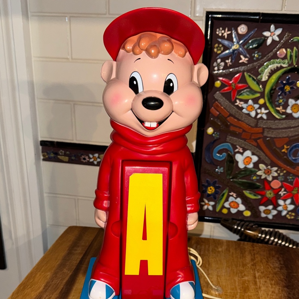 Vintage 1984 Alvin & and the Chipmunks landline phone telephone ☎️  Cartoon